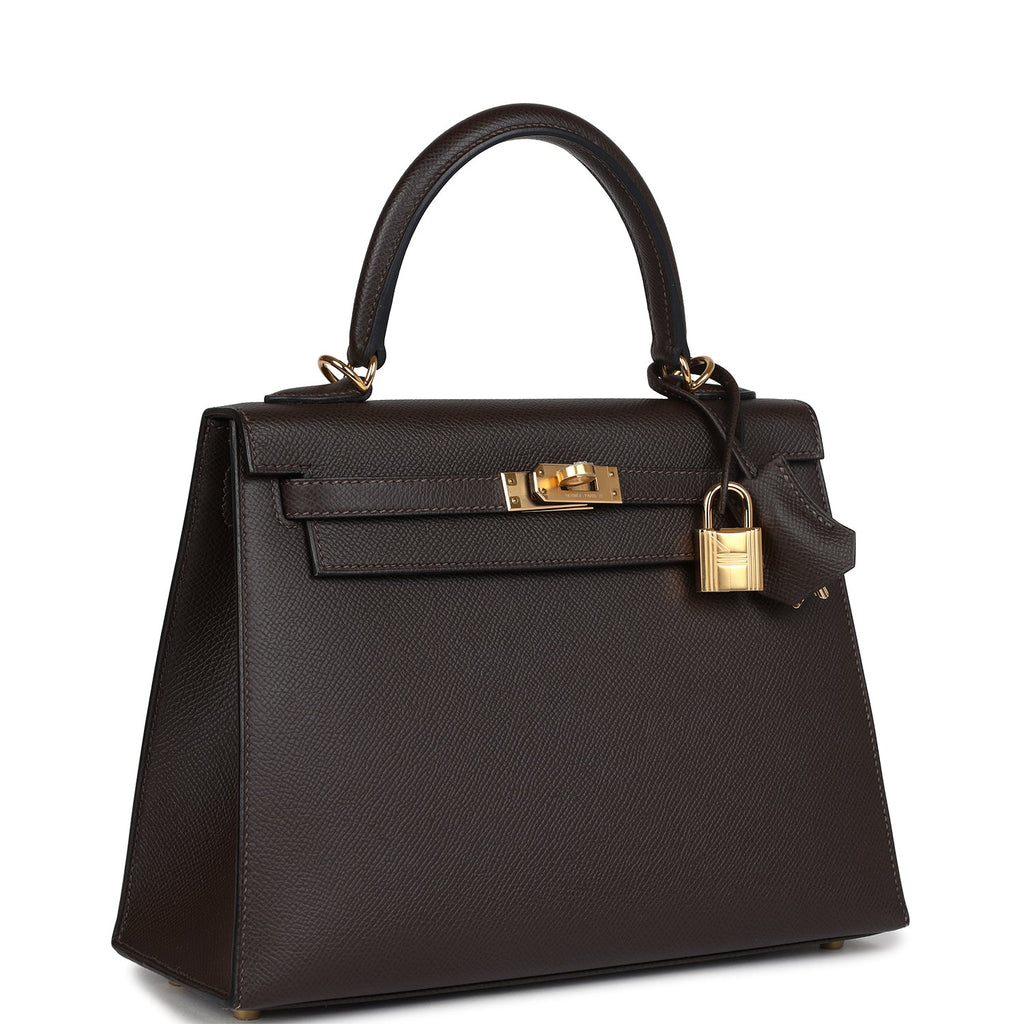 Kelly Sellier 25 Ebene Epsom Gold Hardware