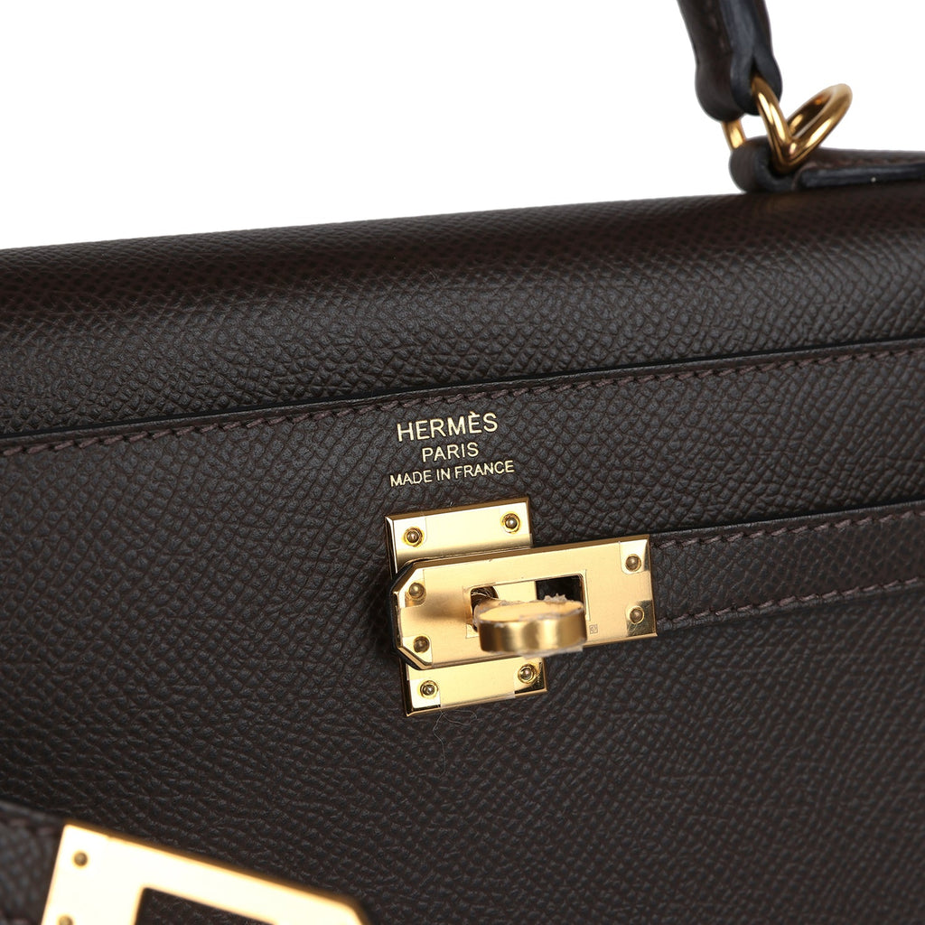 Kelly Sellier 25 Ebene Epsom Gold Hardware