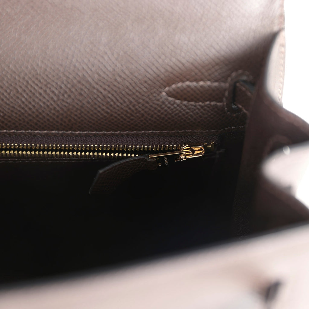 Kelly Sellier 25 Ebene Epsom Gold Hardware