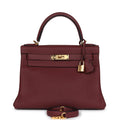 Kelly Retourne 28 Rouge H Togo Gold Hardware
