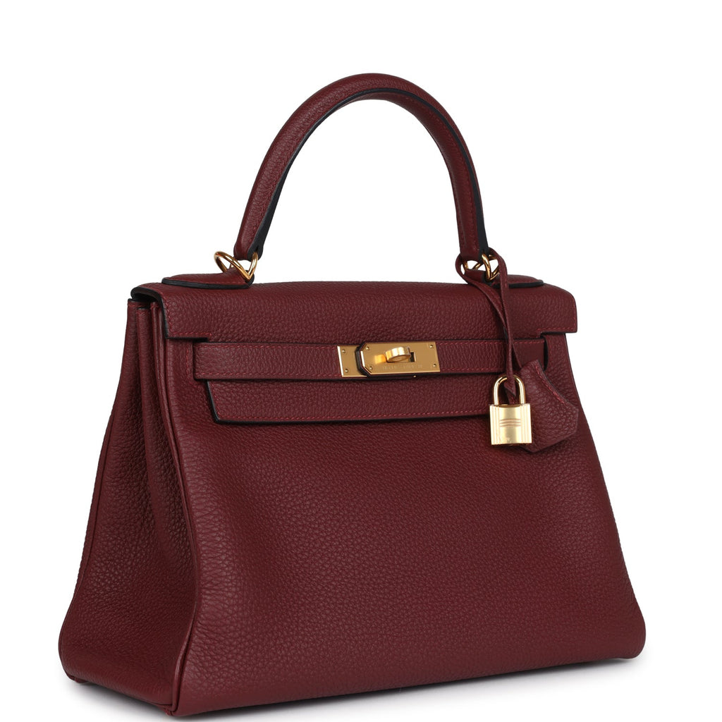 Kelly Retourne 28 Rouge H Togo Gold Hardware