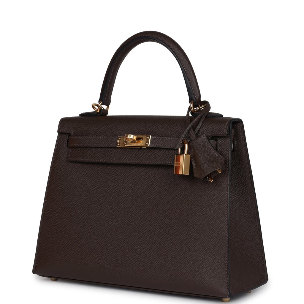 Kelly Sellier 25 Ecorce Epsom Gold Hardware