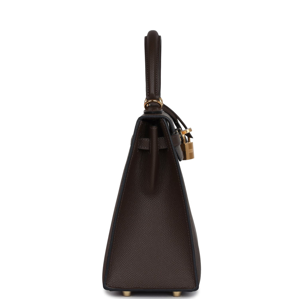 Kelly Sellier 25 Ecorce Epsom Gold Hardware