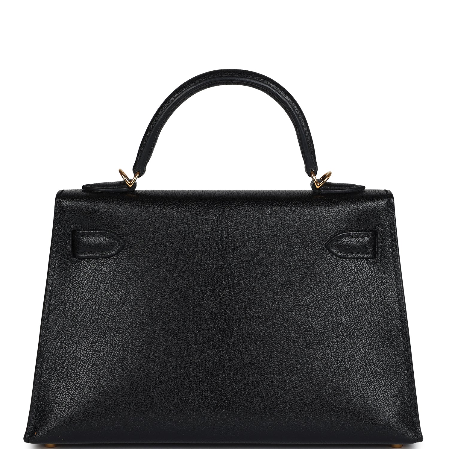Kelly Sellier 20 Black Chevre Mysore Gold Hardware