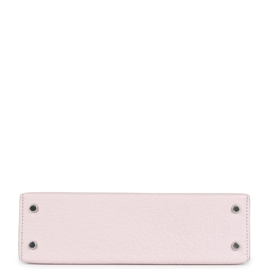 Kelly Sellier 20 Mauve Pale Chevre Palladium Hardware
