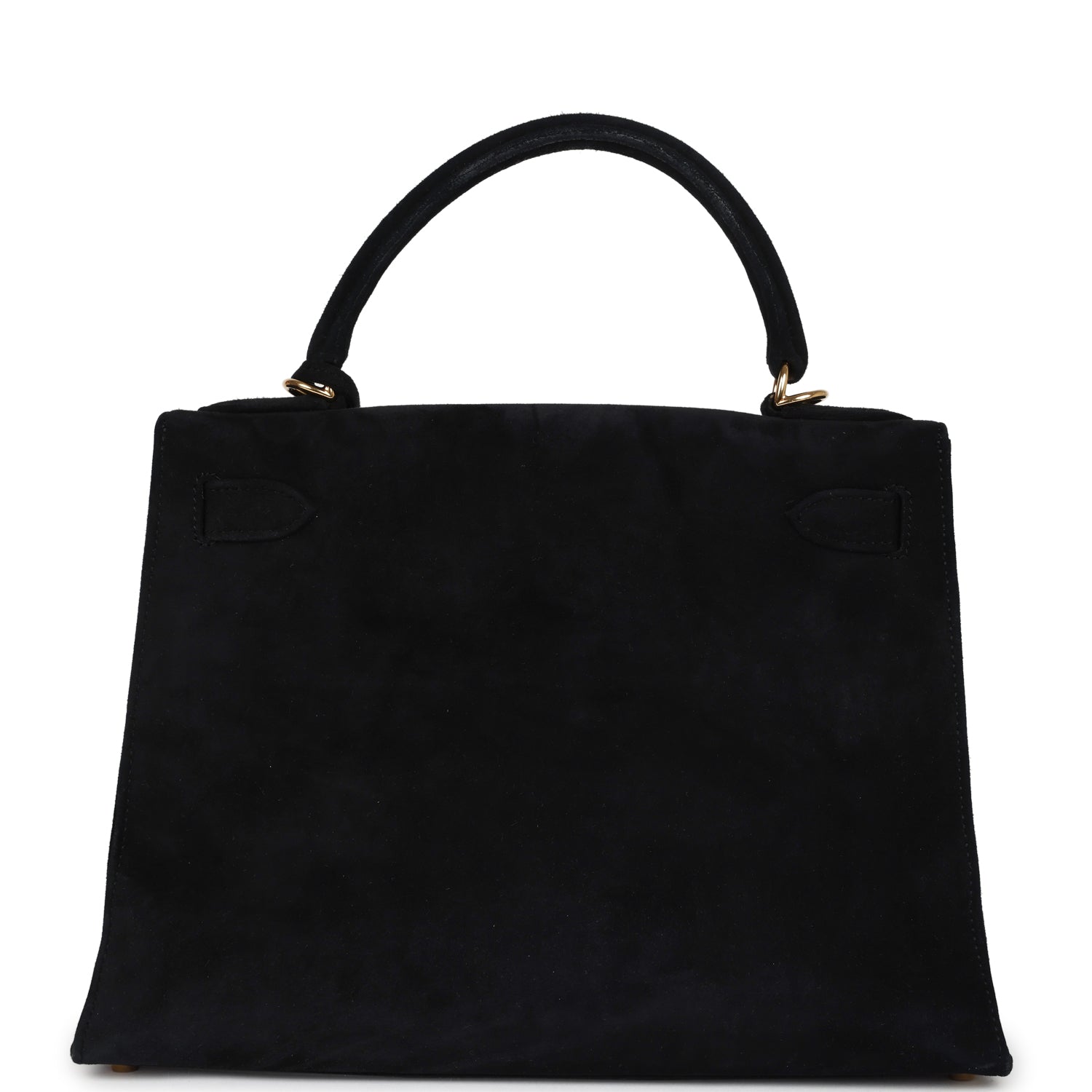 Vintage Kelly Sellier 28 Black Doblis Gold Hardware