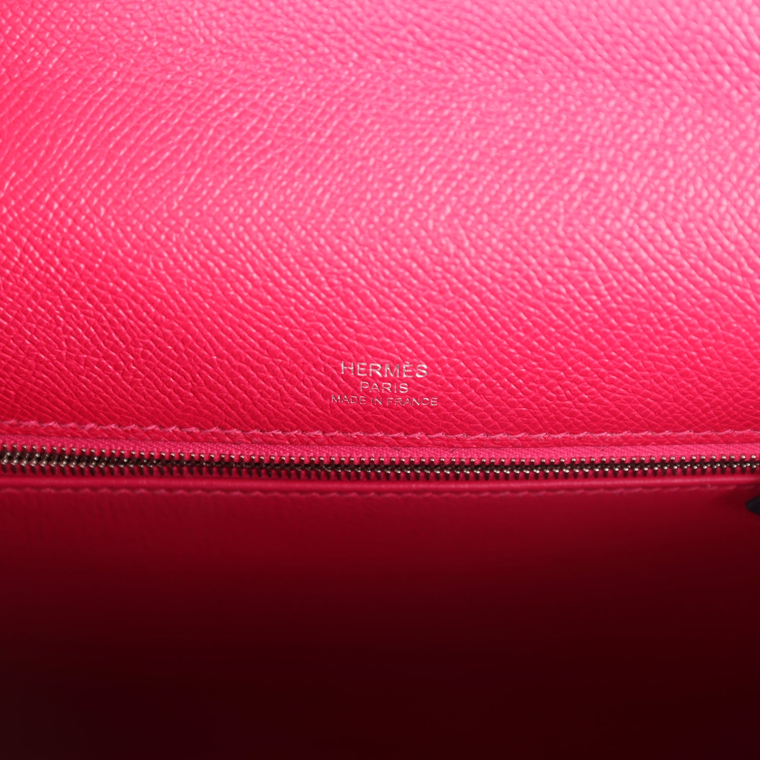 Kelly Sellier 28 Casaque Bleu Indigo and Rouge Sellier Epsom Palladium Hardware