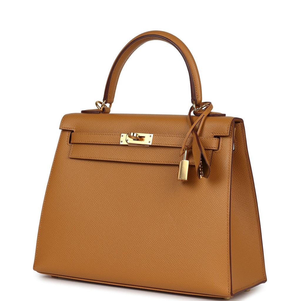 Kelly Sellier 25 Sesame Epsom Gold Hardware