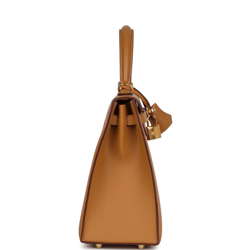Kelly Sellier 25 Sesame Epsom Gold Hardware