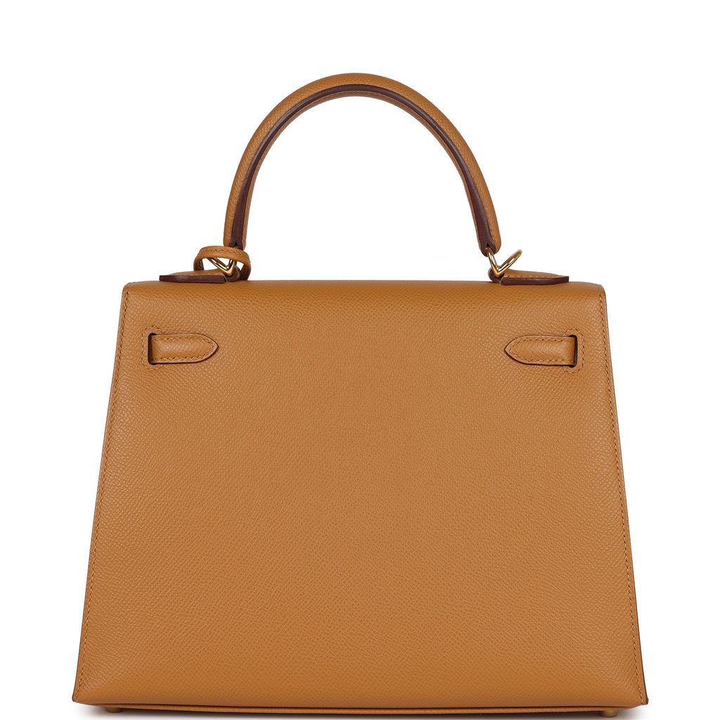 Kelly Sellier 25 Sesame Epsom Gold Hardware