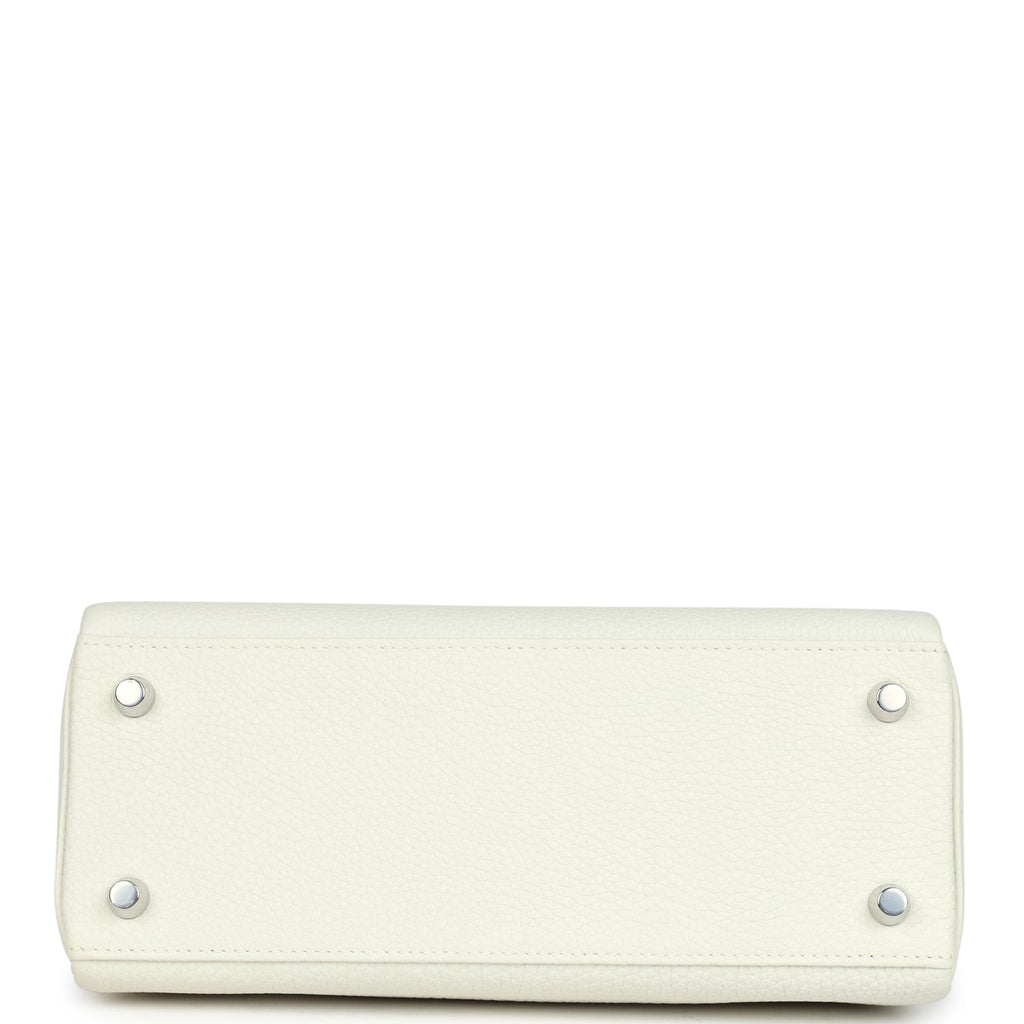 Hermes Kelly Retourne 25 Mushroom Togo Palladium Hardware