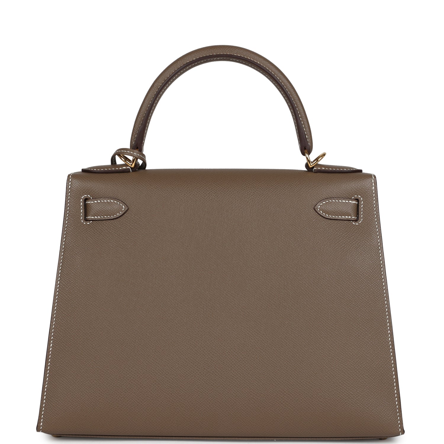 Kelly Sellier 28 Etoupe Epsom Gold Hardware