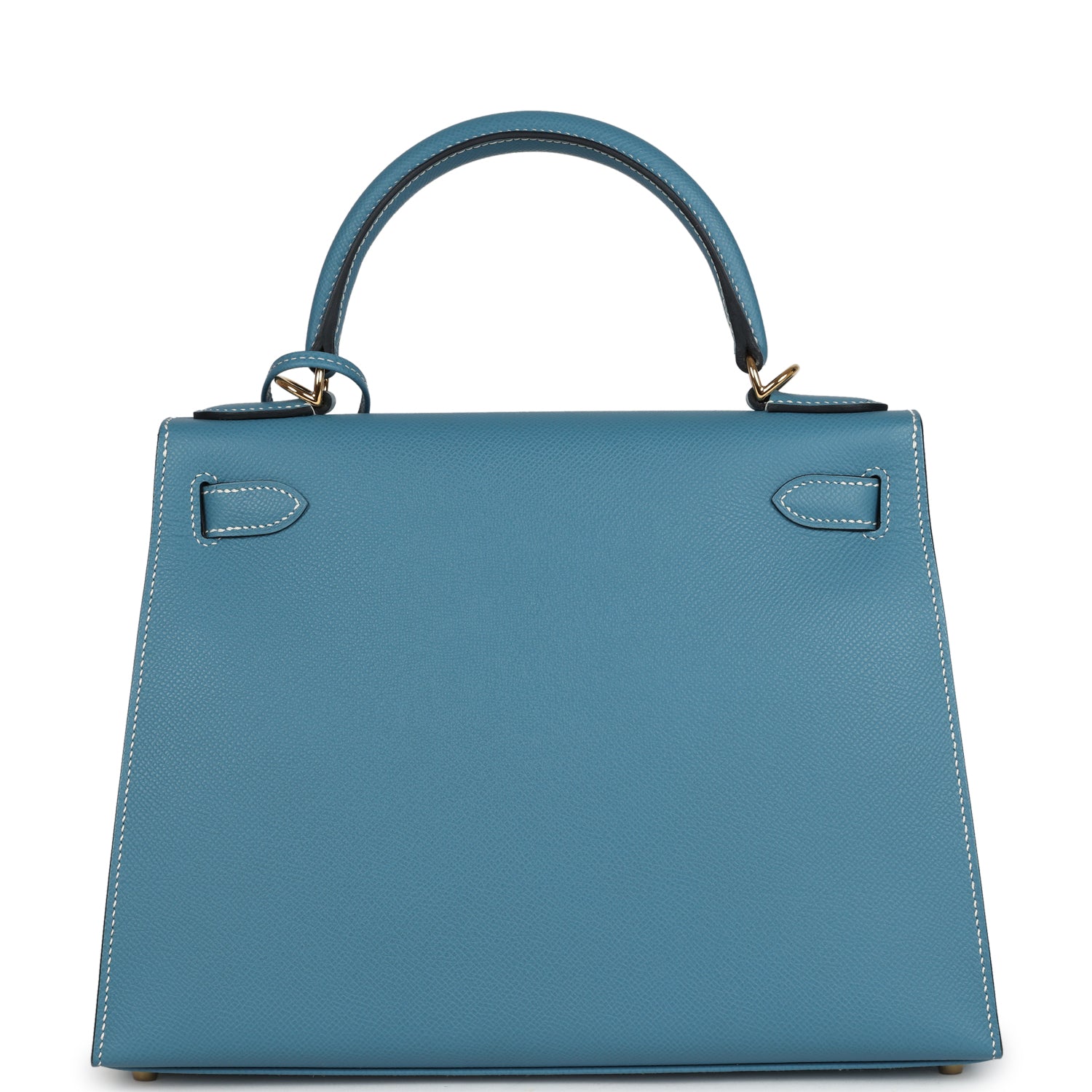 Kelly Sellier 28 Blue Jean Epsom Gold Hardware