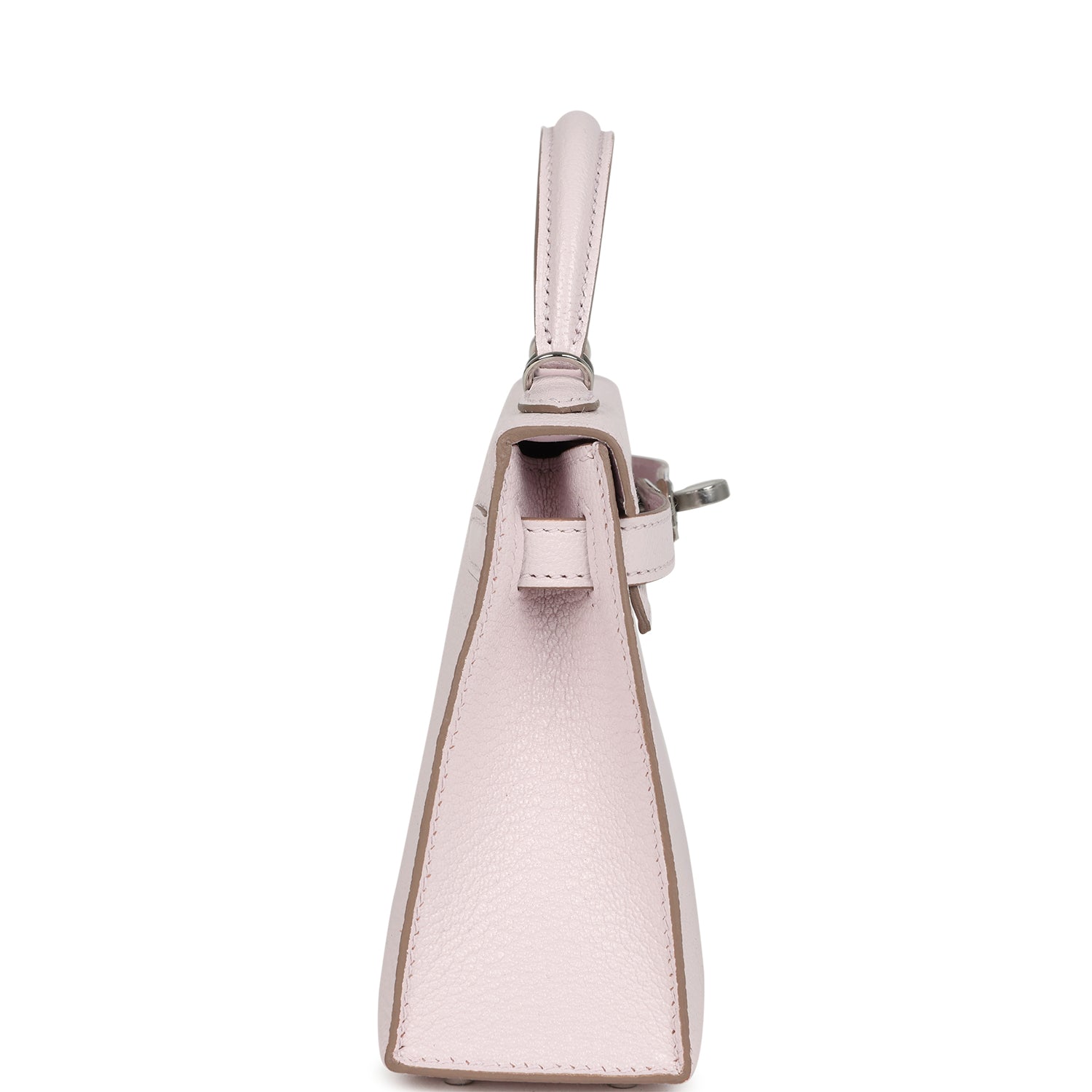 Kelly Sellier 20 Mauve Pale Chevre Palladium Hardware