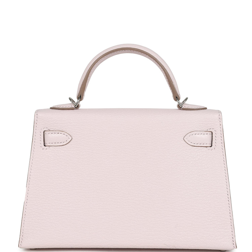 Kelly Sellier 20 Mauve Pale Chevre Palladium Hardware