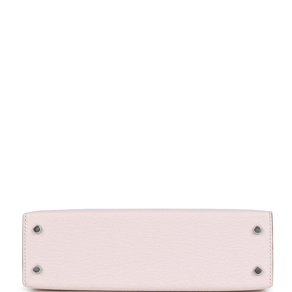 Kelly Sellier 20 Mauve Pale Chevre Palladium Hardware