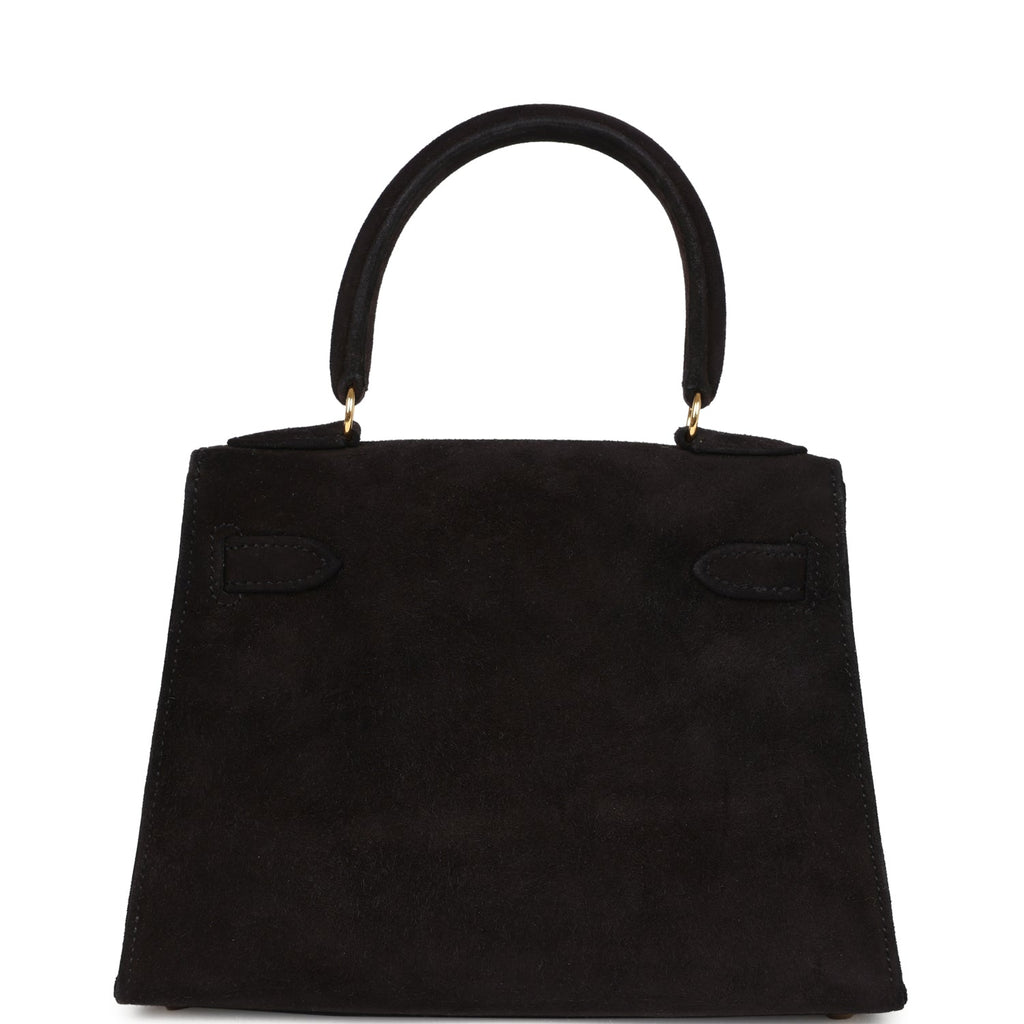 Vintage Kelly Sellier 20 Black Doblis Gold Hardware
