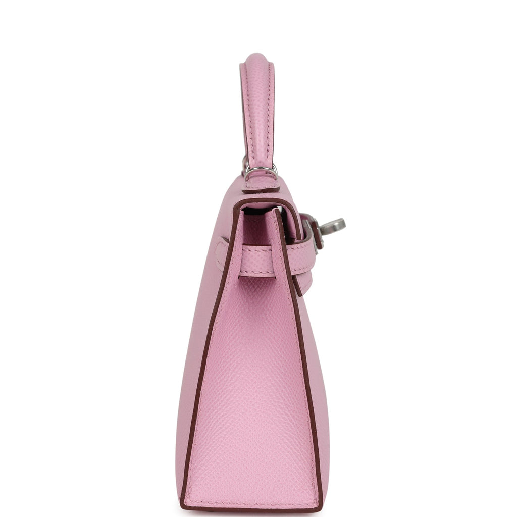 Kelly Sellier 20 Mauve Sylvestre Epsom Palladium Hardware