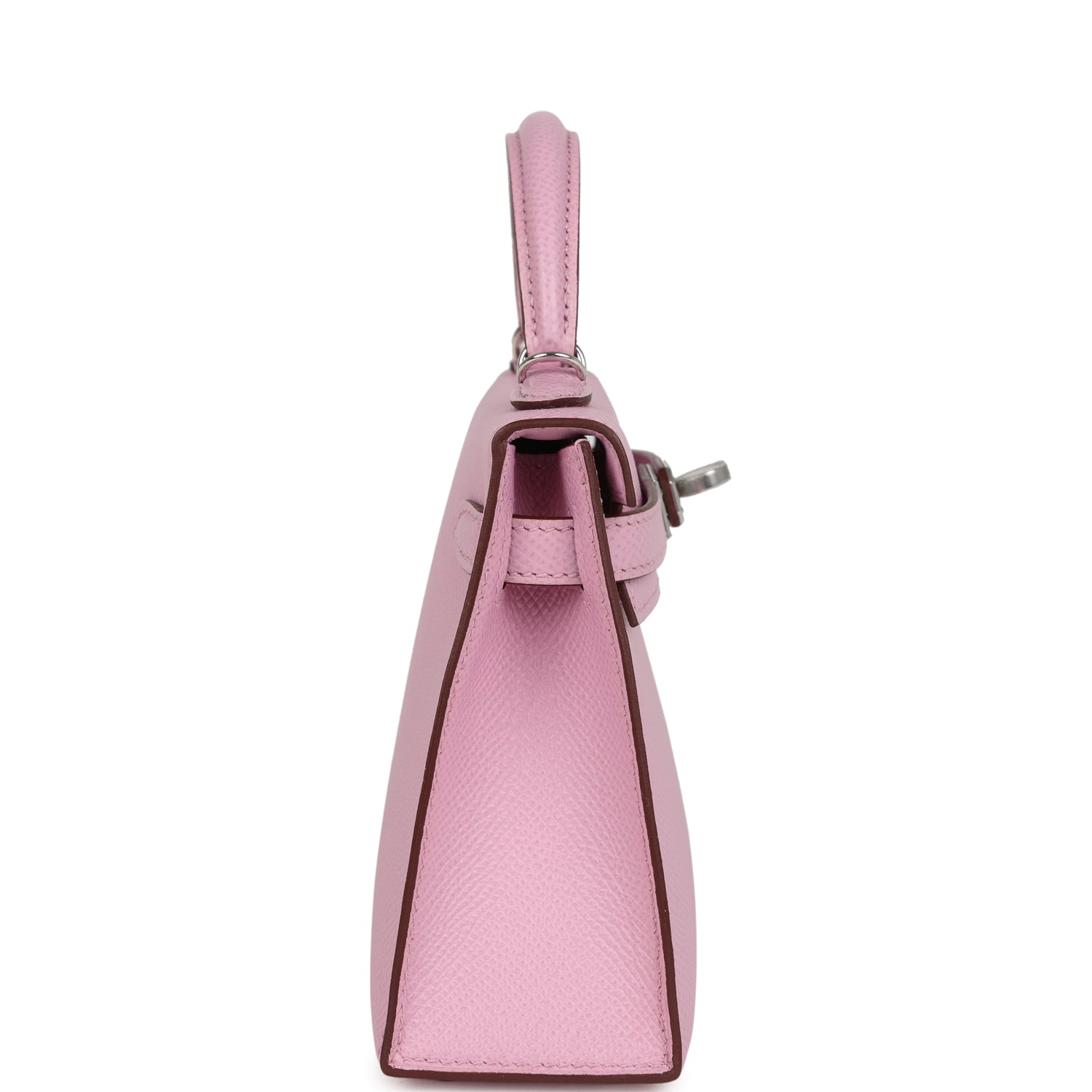 Kelly Sellier 20 Mauve Sylvestre Epsom Palladium Hardware