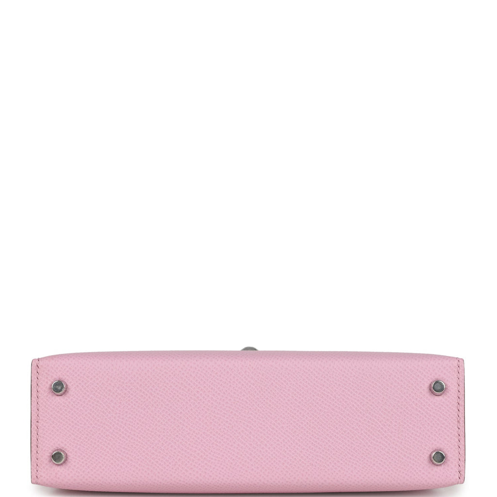 Kelly Sellier 20 Mauve Sylvestre Epsom Palladium Hardware