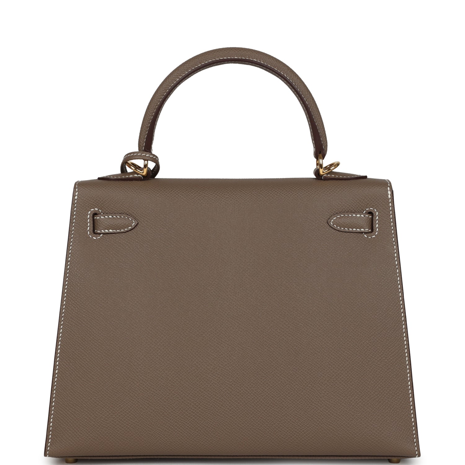 Kelly Sellier 25 Etoupe Epsom Gold Hardware