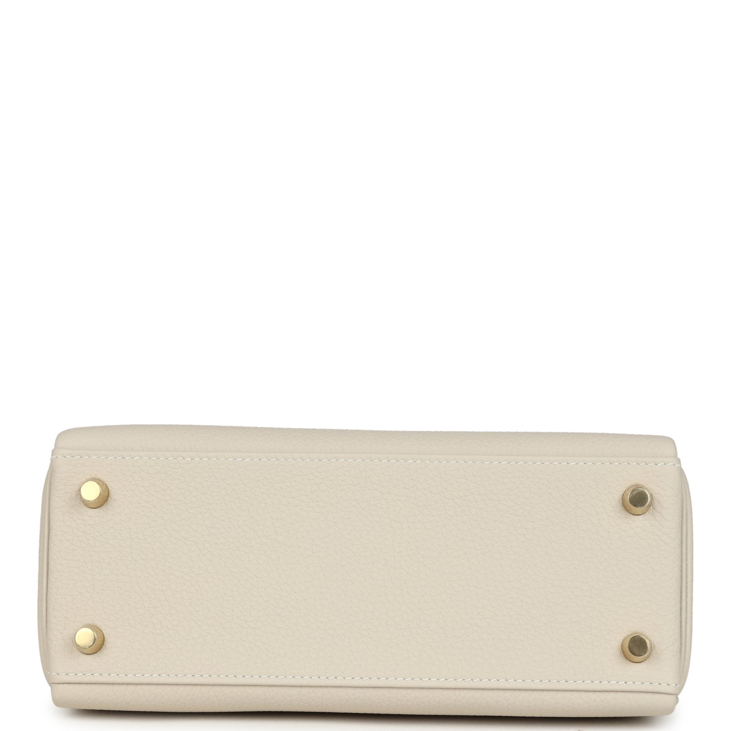 Special Order (HSS) Kelly Retourne 25 Craie Verso Togo Brushed Gold Hardware