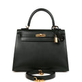 Kelly Sellier 25 Vert Fonce Box Gold Hardware