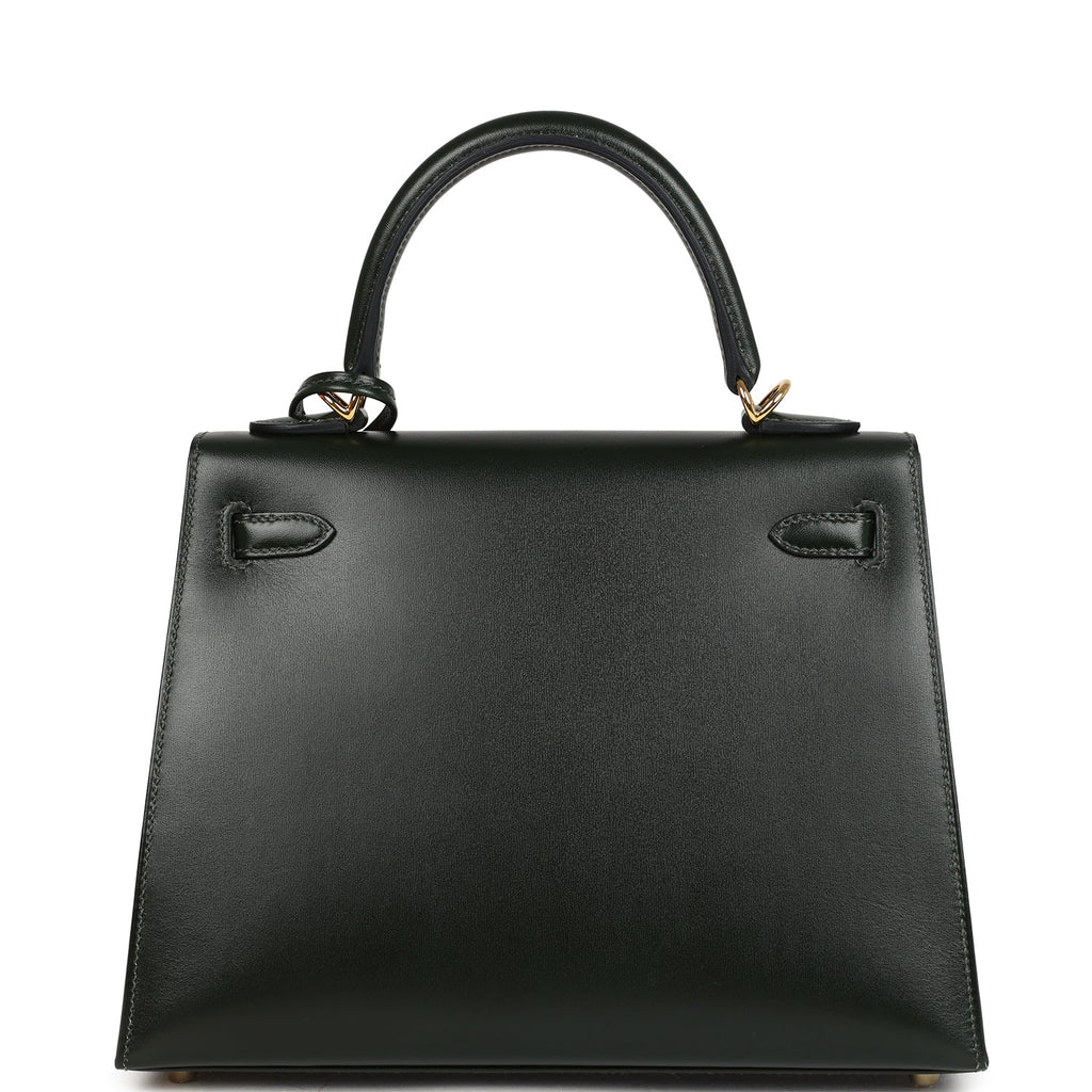 Kelly Sellier 25 Vert Fonce Box Gold Hardware