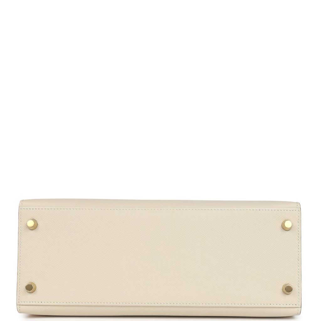 Kelly Sellier 28 Craie Epsom Gold Hardware