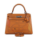 Kelly Sellier 28 "Painted Quadrige" Naturel Sable Butler Palladium Hardware