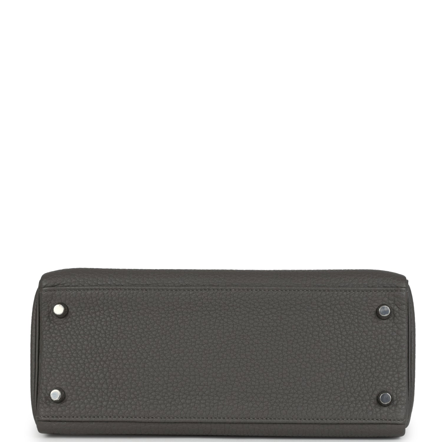Kelly Retourne 28 Gris Meyer Clemence Palladium Hardware