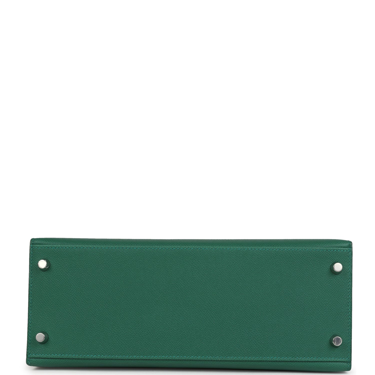 Kelly Sellier 28 Vert Moyen Epsom Palladium Hardware