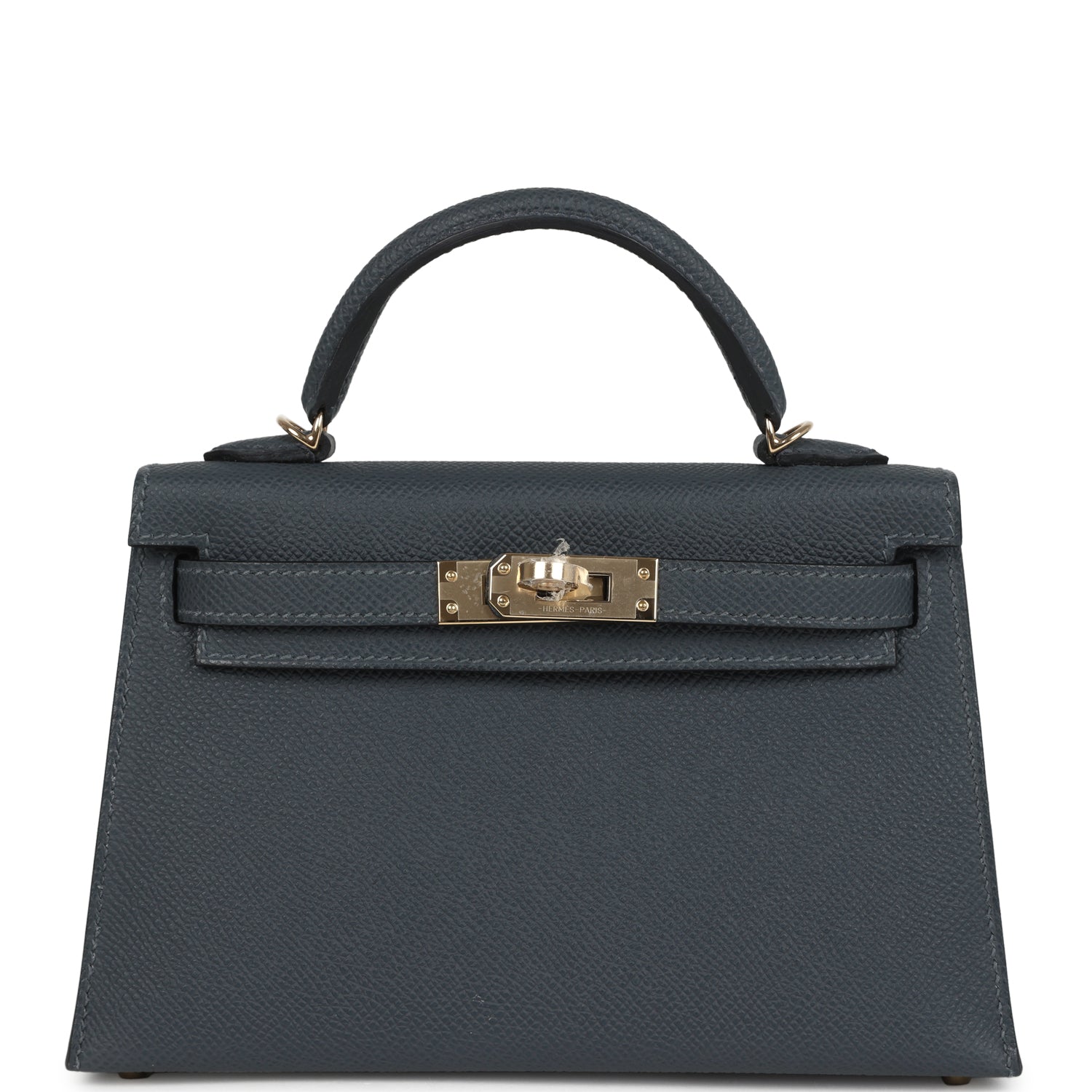 Kelly Sellier 20 Gris Misty Epsom Permabrass Hardware