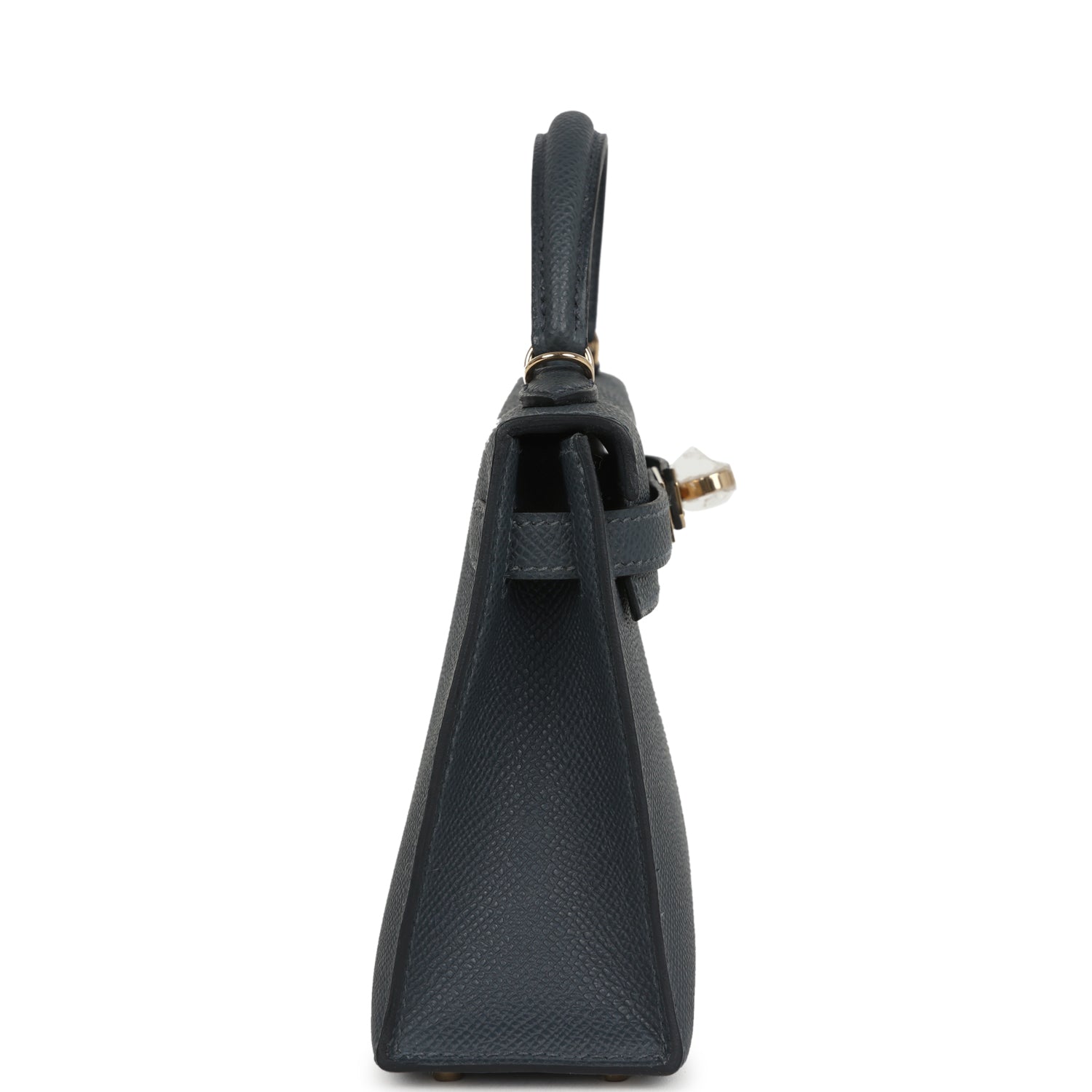 Kelly Sellier 20 Gris Misty Epsom Permabrass Hardware