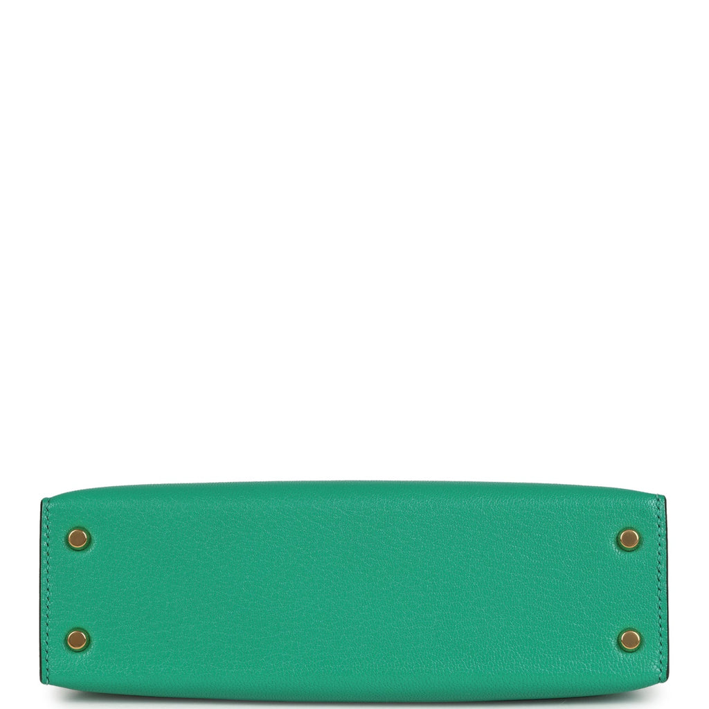 Kelly Sellier 20 Menthe Chevre Chamkila Gold Hardware