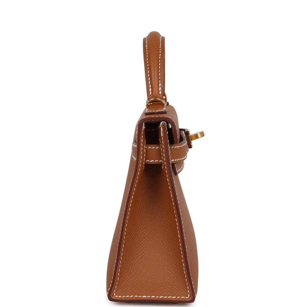 Kelly Sellier 20 Gold Epsom Gold Hardware