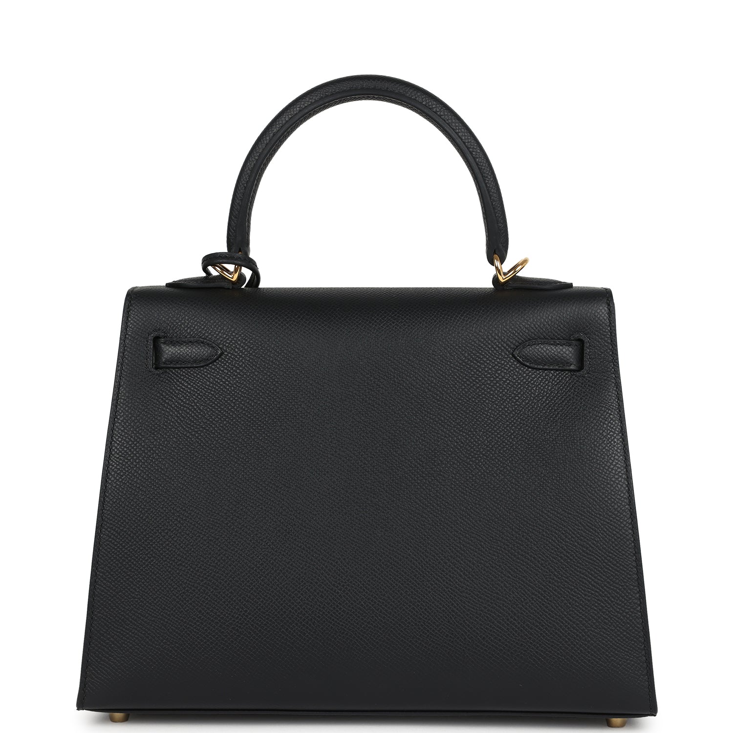 Kelly Sellier 25 Black Epsom Gold Hardware