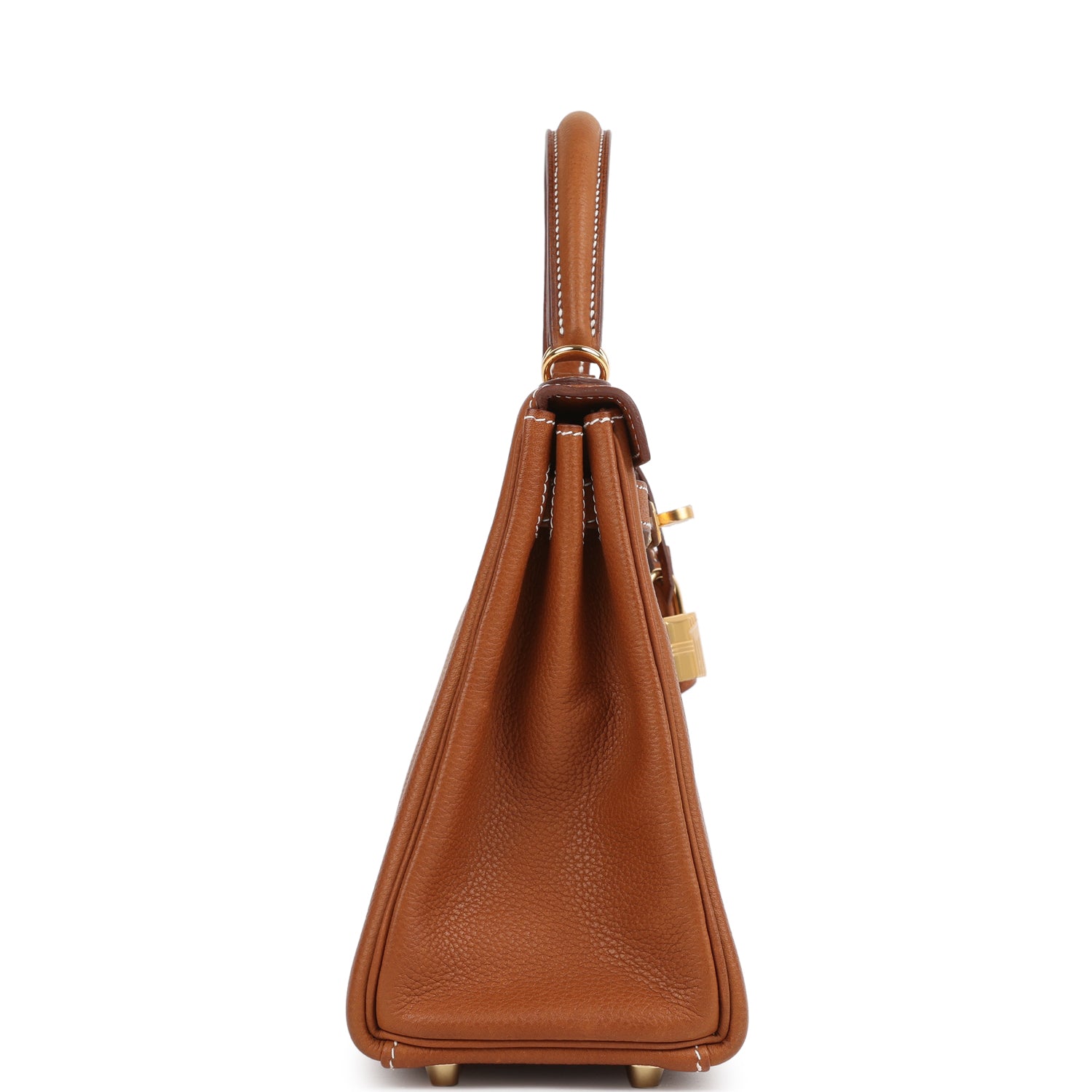 Kelly Retourne 25 Fauve Barenia Faubourg Gold Hardware