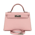 Kelly Sellier 20 Rose Sakura Chevre Mysore Palladium Hardware