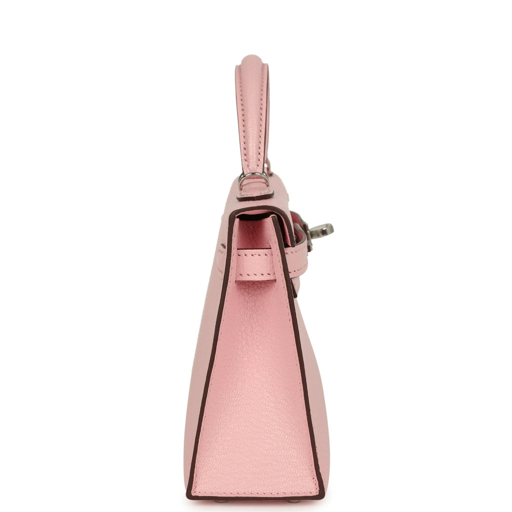 Kelly Sellier 20 Rose Sakura Chevre Mysore Palladium Hardware