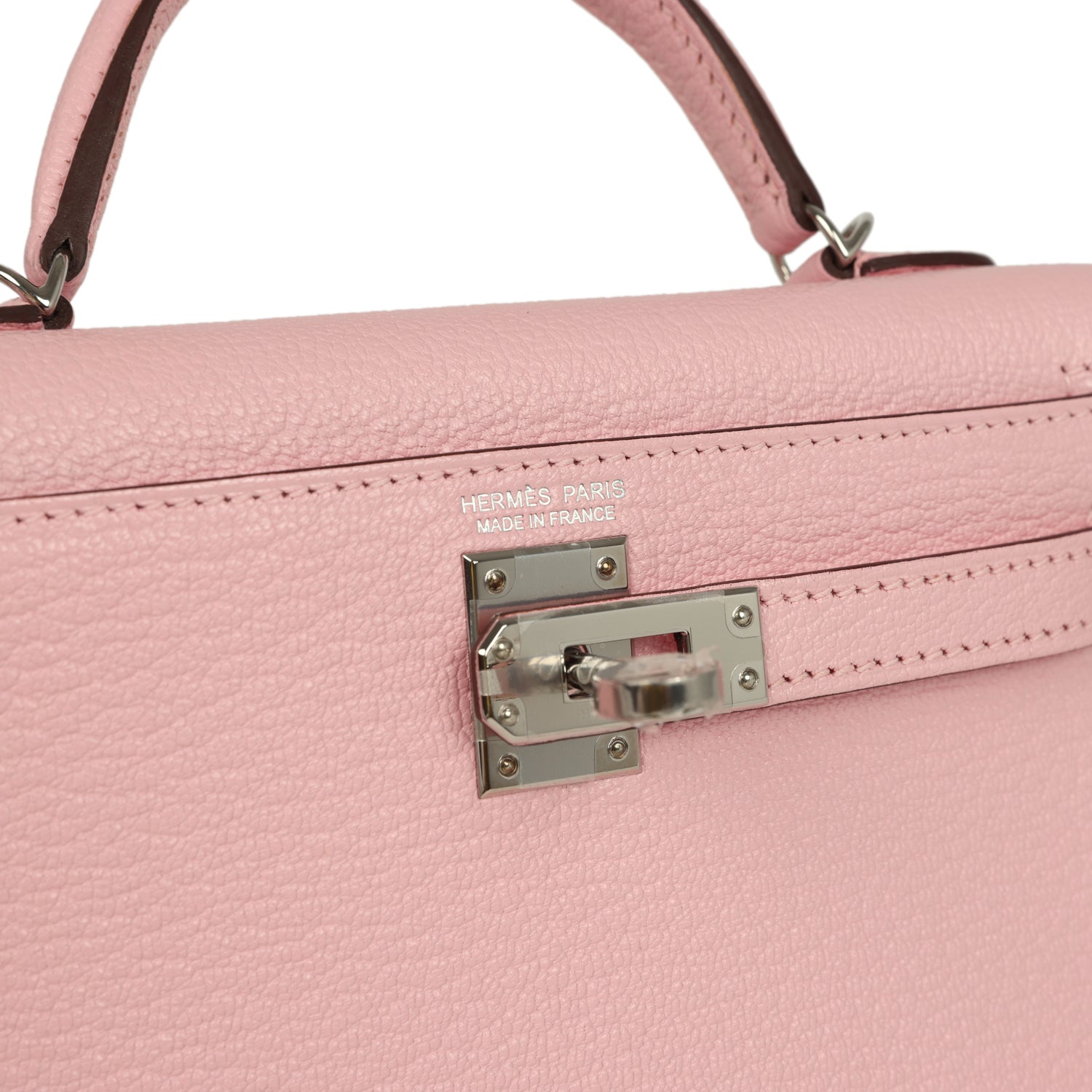 Kelly Sellier 20 Rose Sakura Chevre Mysore Palladium Hardware