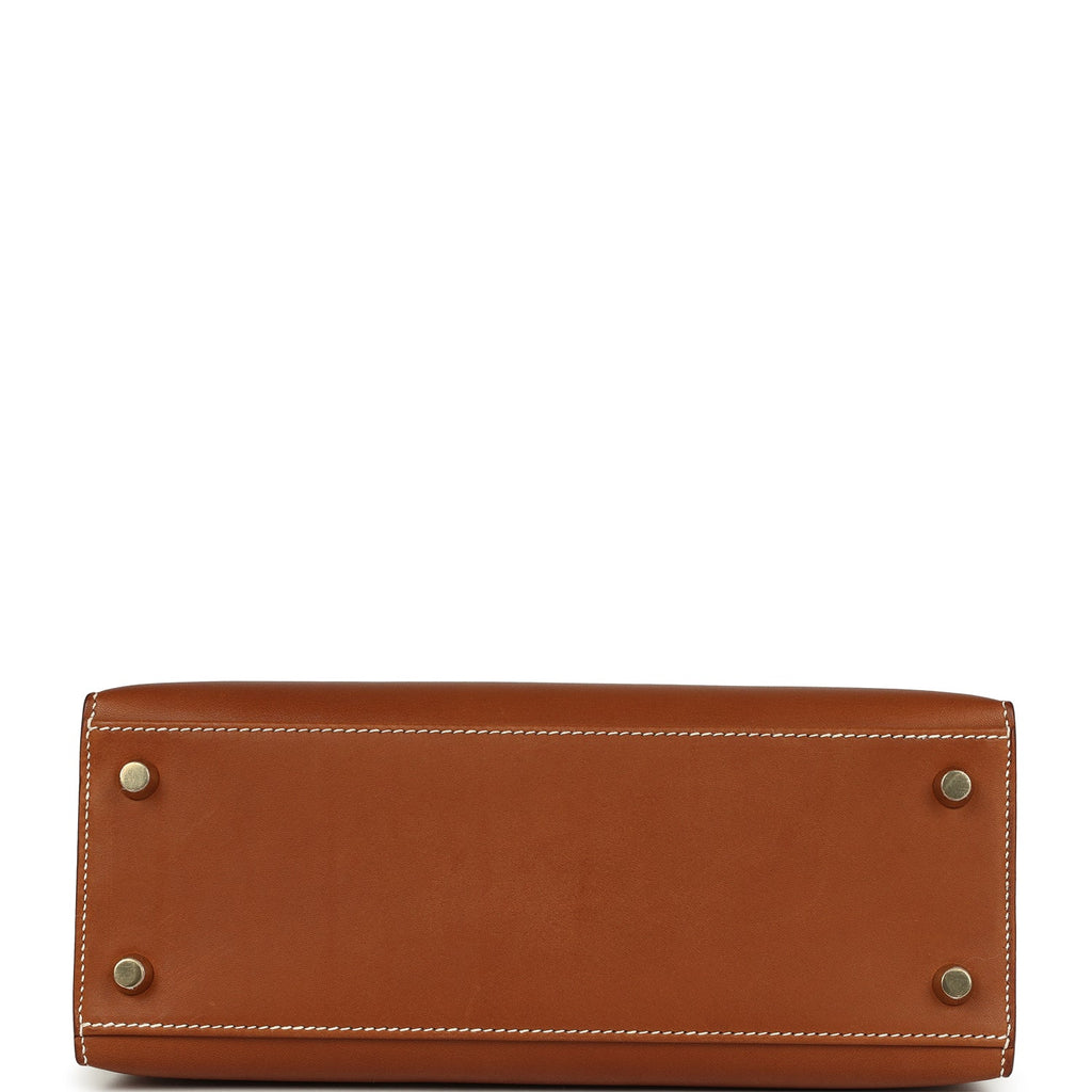 Kelly Sellier 25 Fauve Barenia Gold Hardware