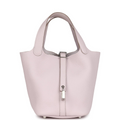 Picotin Lock 18 Mauve Pale Clemence Palladium Hardware