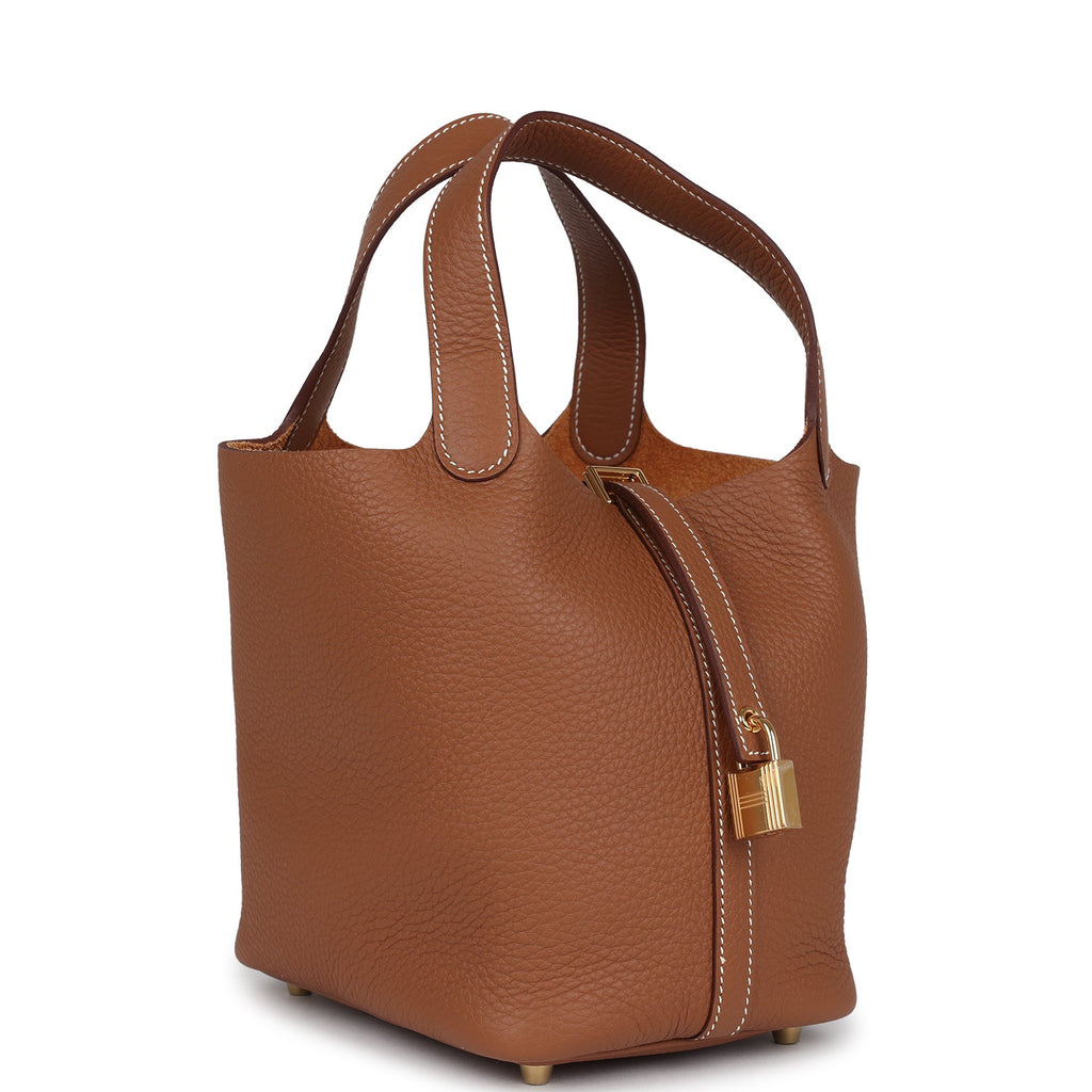 Picotin Lock 18 Gold Clemence Gold Hardware