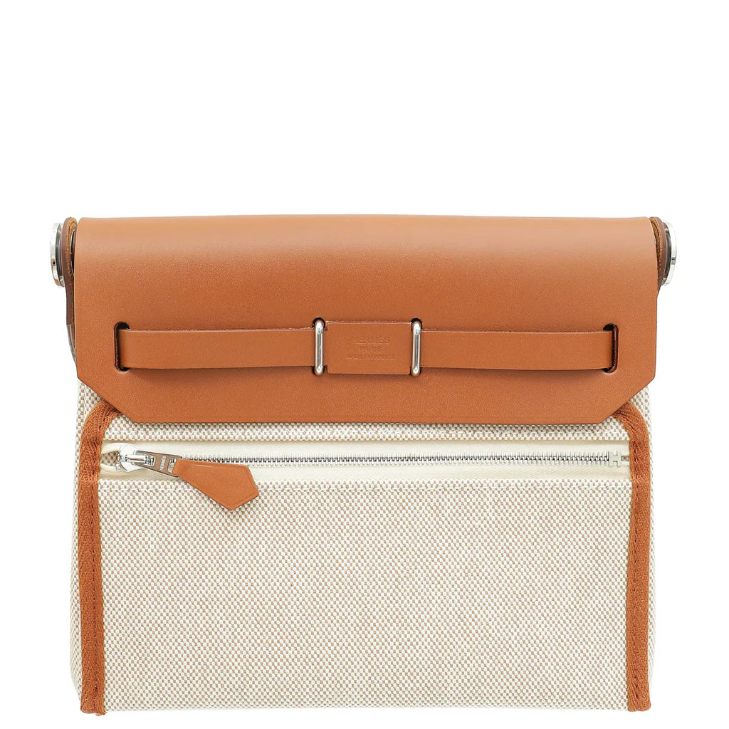 Hermes Gold H Herbag Zip 20