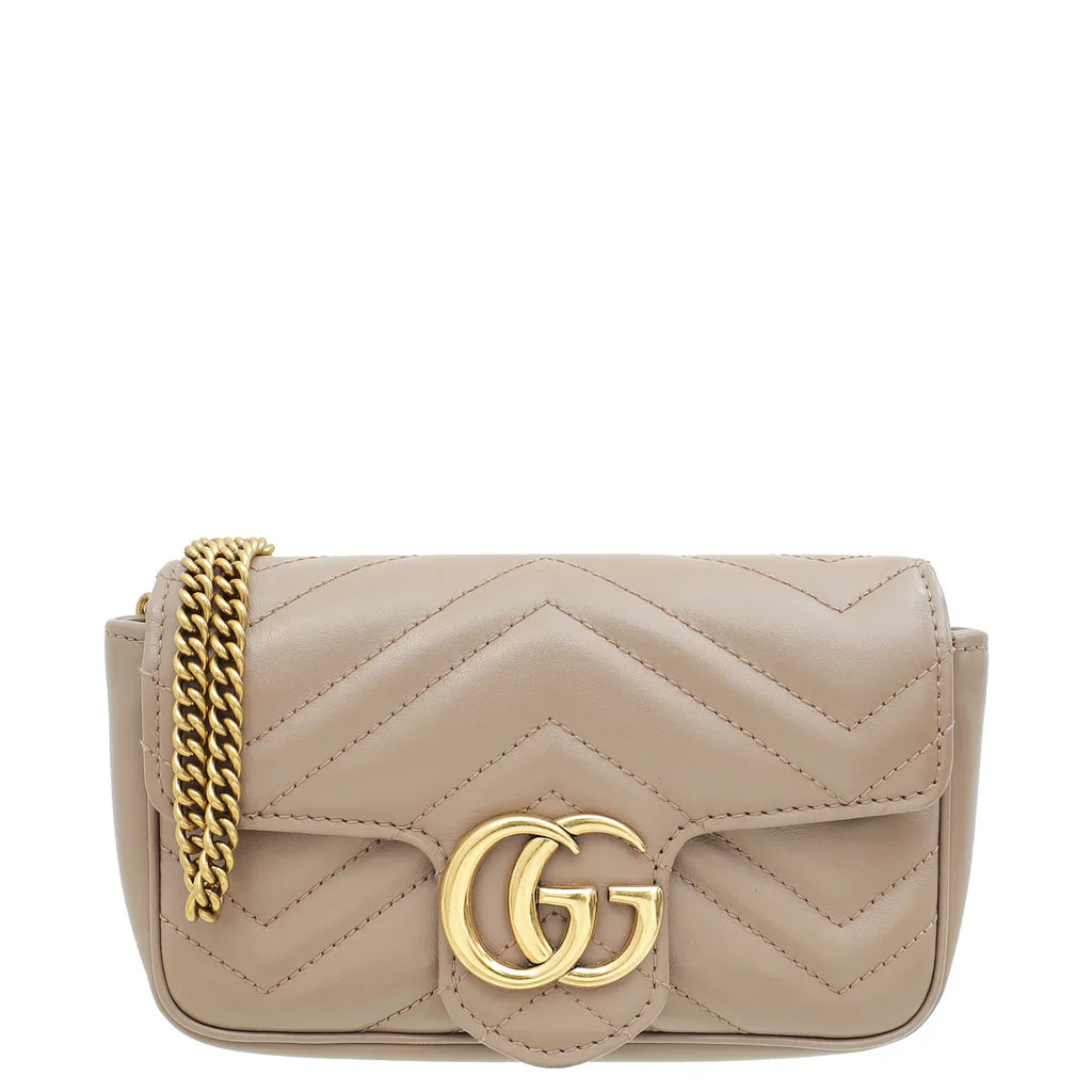 Gucci Dusty GG Marmont Super Mini✅
