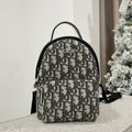 Monogram Zip Backpack with Classic Top Handle