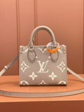 Square Tote with Bold Print