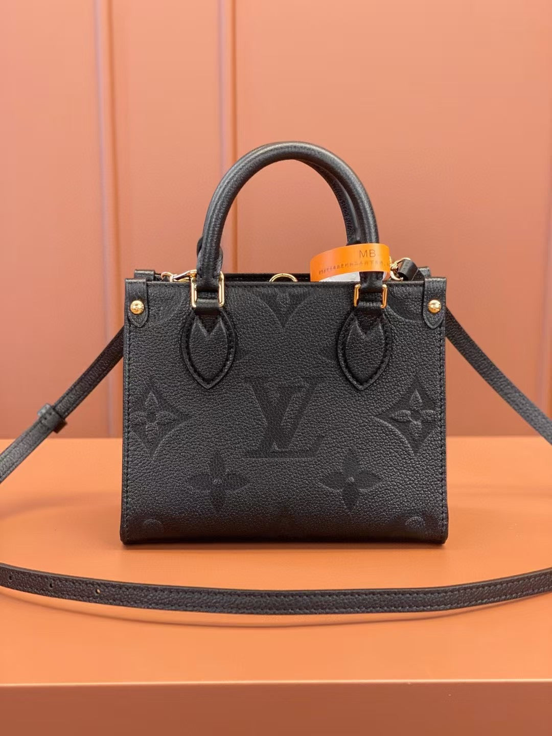 Square Tote with Bold Print