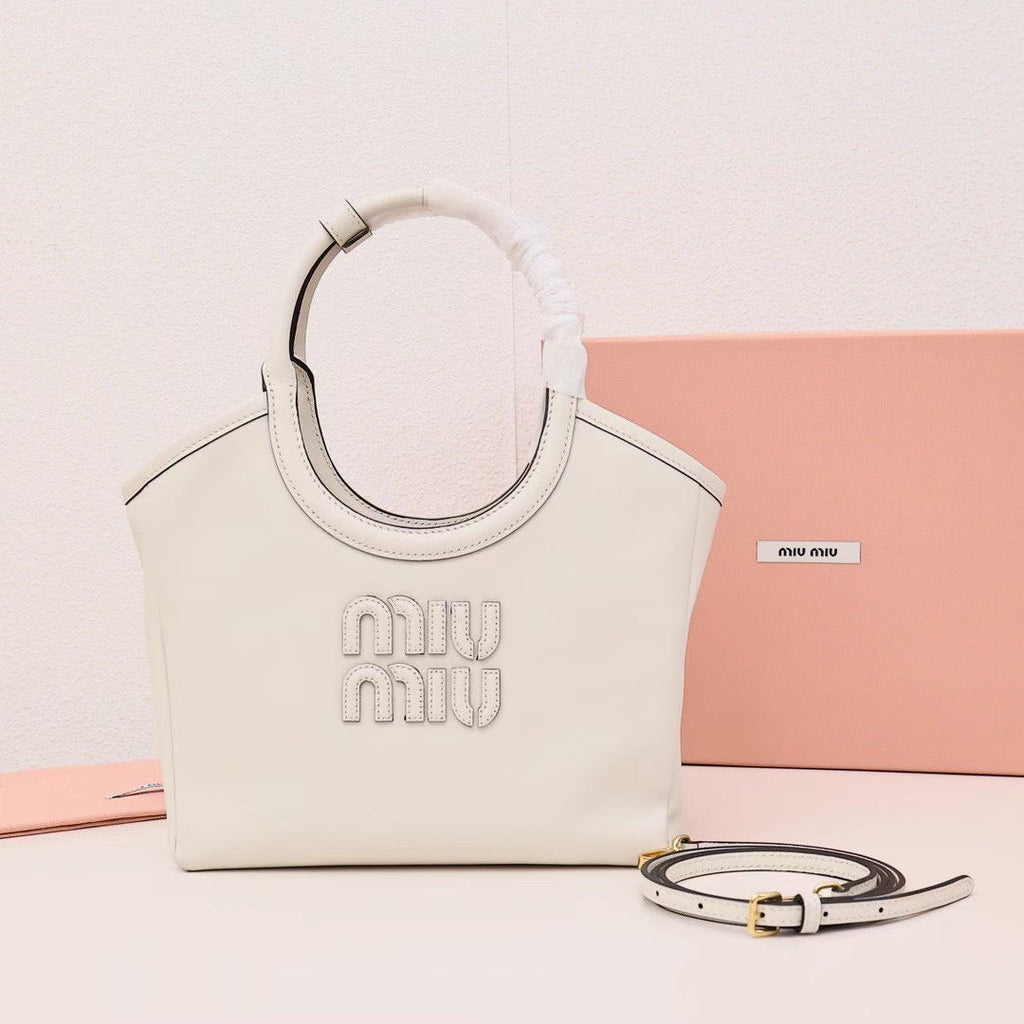 Modern Curved-Handle Tote